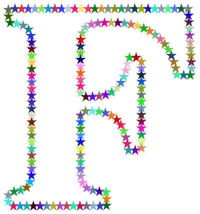 F Stars clipart