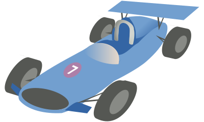 F1 car clipart