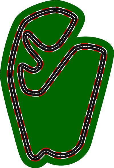 F1 circuits 2014-2018 - Autódromo José Carlos Pace (version 2) clipart