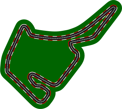 F1 circuits 2014-2018 - Hockenheimring (version 2) clipart