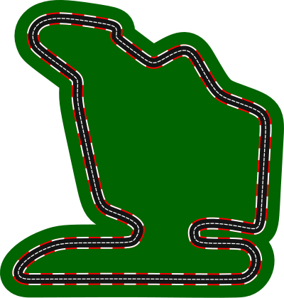 F1 circuits 2014-2018 - Hungaroring (version 2) clipart