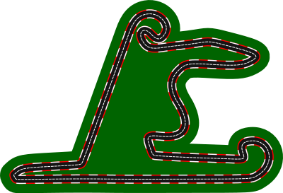 F1 circuits 2014-2018 - Shanghai International Circuit (version 2) clipart