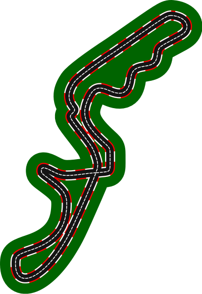 F1 circuits 2014-2018 - Suzuka Circuit (version 2) clipart