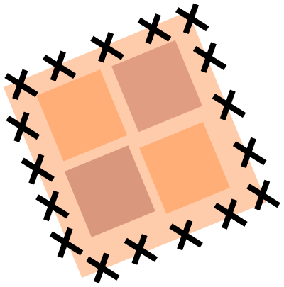 Fabric Patch 2 clipart