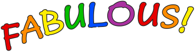 Fabulous rainbow wordart clipart