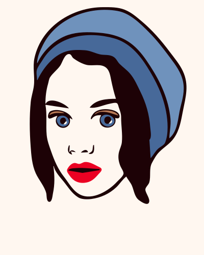 Face, Avatar, Woman, Female, Beanie 1 clipart
