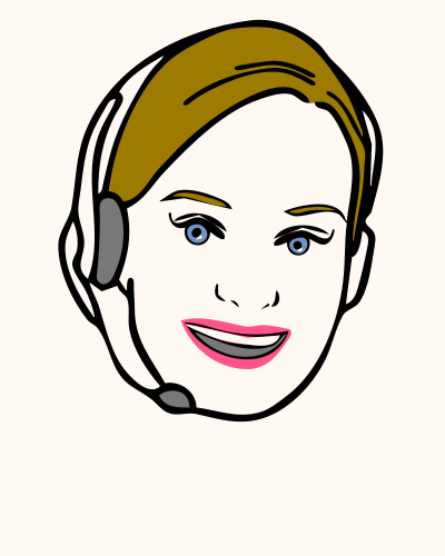 Face, Avatar, Woman, Female, Headset 1 clipart