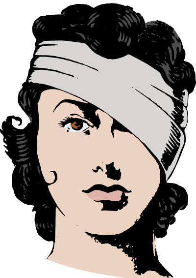 Face Hurt Lady - Colour Remix clipart