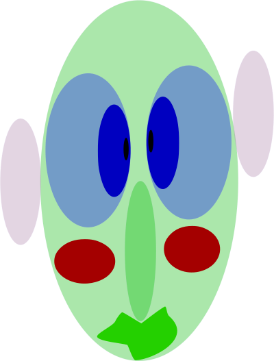 Face With Eyes Ears clipart