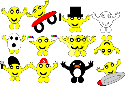 Faces 2 clipart