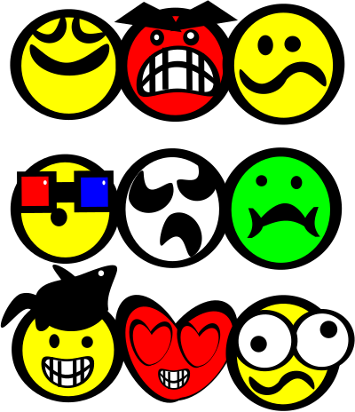 Faces 3 clipart