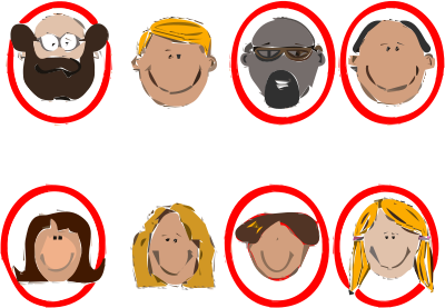 Faces REQUEST clipart