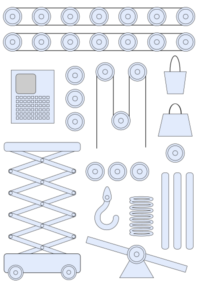 Factory symbols clipart
