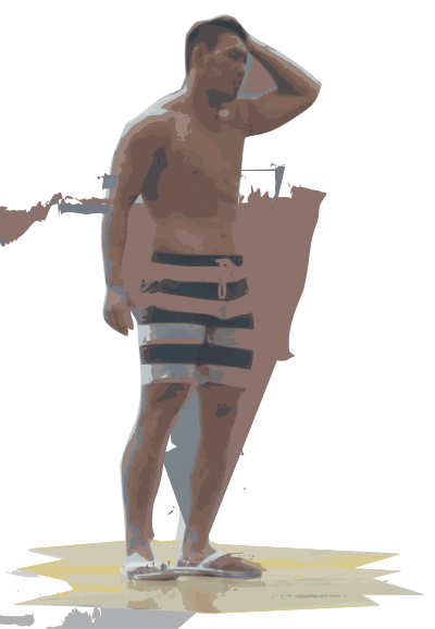 Fading Summer - Guy clipart