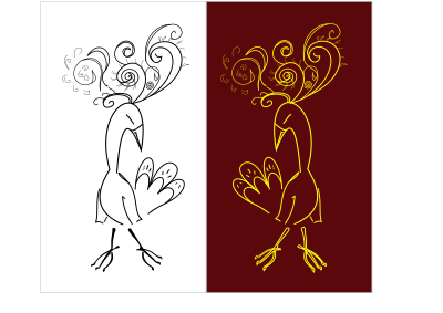Fairy bird (duo) clipart