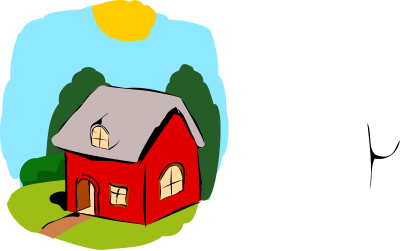 Fairy-tale house clipart