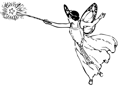 Fairy With Wand clipart