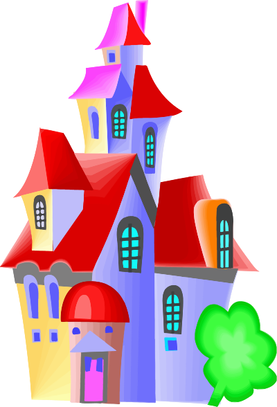 Fairytale castle 11 clipart