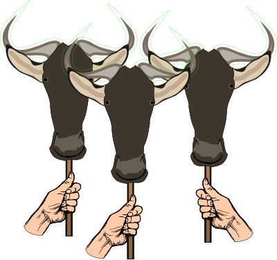 Fake gnus clipart