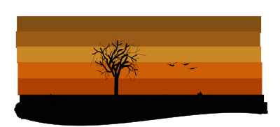 Fall silhouette clipart