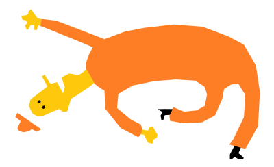 Fallingman refixed clipart