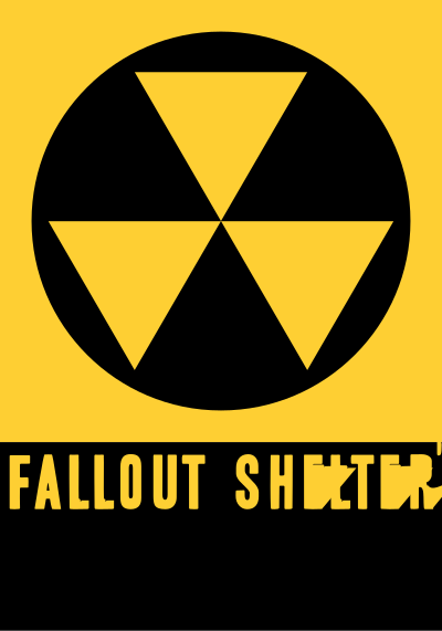 Fallout Shelter Sign clipart