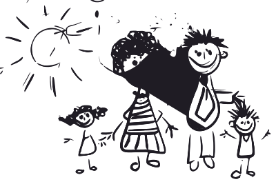 Familia palitos clipart