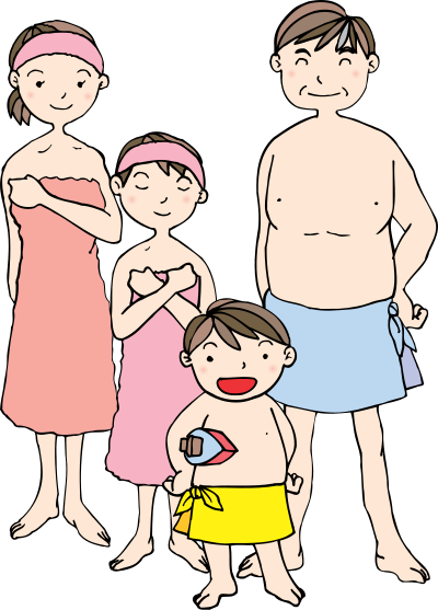 Family Bath Time clipart