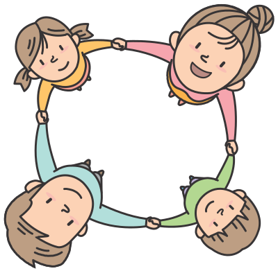 Family in Circle clipart