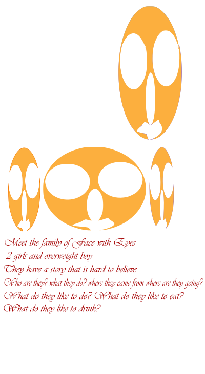 Family Of Face With Eyes clipart