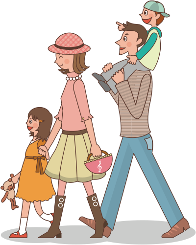Family Stroll (#2) clipart