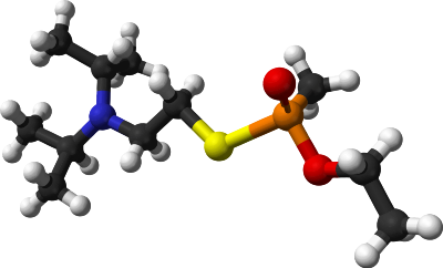 Famous (and infamous) molecules 41 - VX nerve agent clipart
