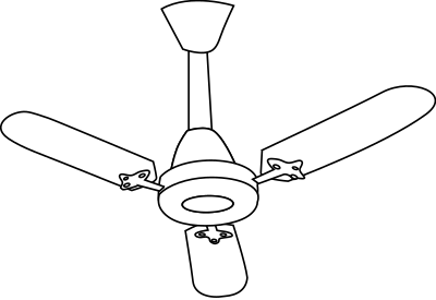 Fan Line Art clipart