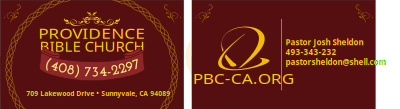 Fancy business card clipart