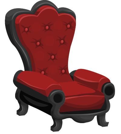 Fancy chair clipart