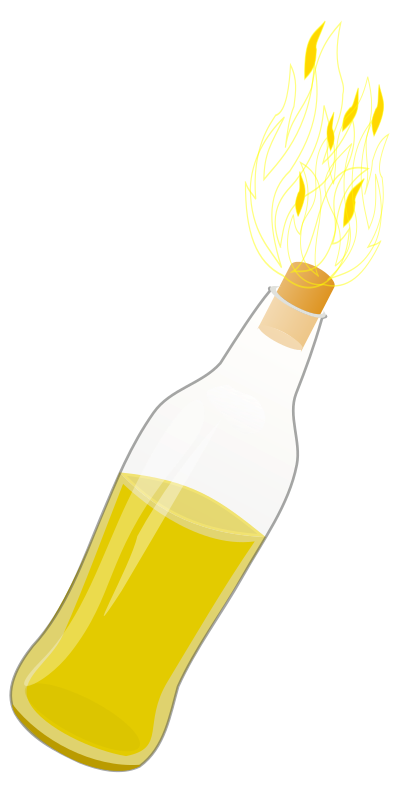 Fancy molotov clipart