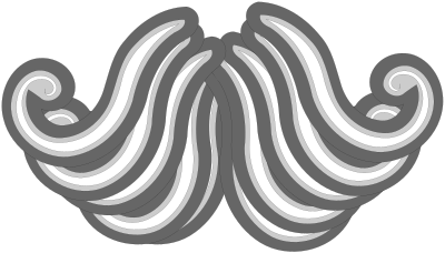 Fancy Moustache clipart