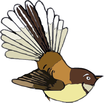 Fantail clipart