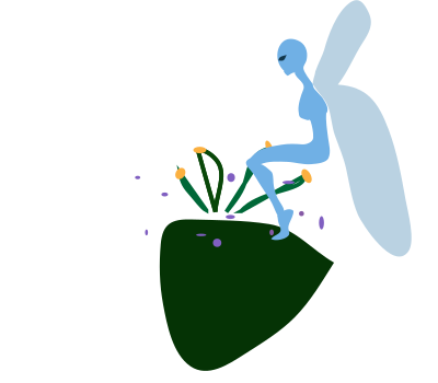 Fantasy flower clipart