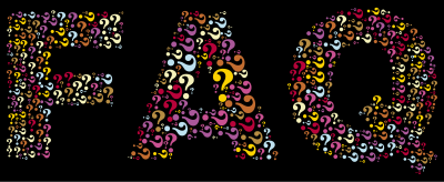 FAQ Word Cloud clipart