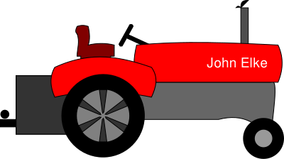 Farm Tractor clipart