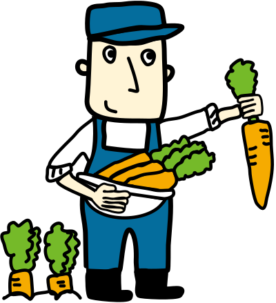 Farmer - Carrot Remix clipart