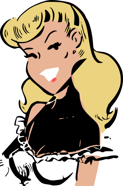 Farmer daughter clipart