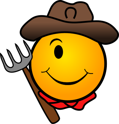 Farmer Smiley clipart