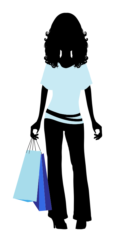 Fashion Shopping Woman clipart