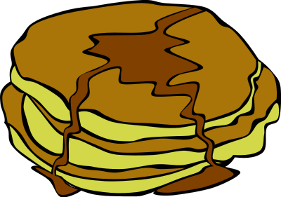 Fast Food, Breakfast, Pancakes clipart
