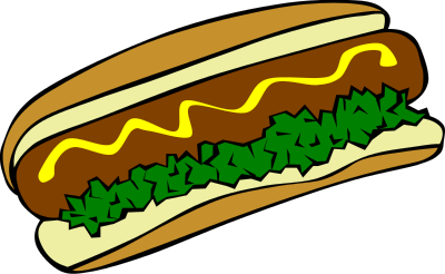 Fast Food, Lunch-Dinner, Hot Dog clipart