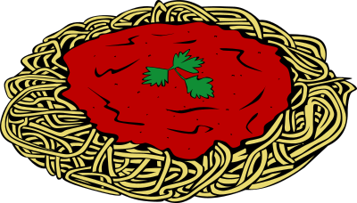 Fast Food, Lunch-Dinner, Spaghetti clipart