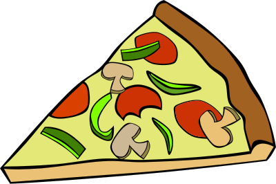 Fast Food, Snack, Pizza, Pepperoni Mushroom clipart