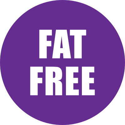 Fat Free Icon Purple clipart